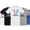 Tshirt pink or blue daddy loves you